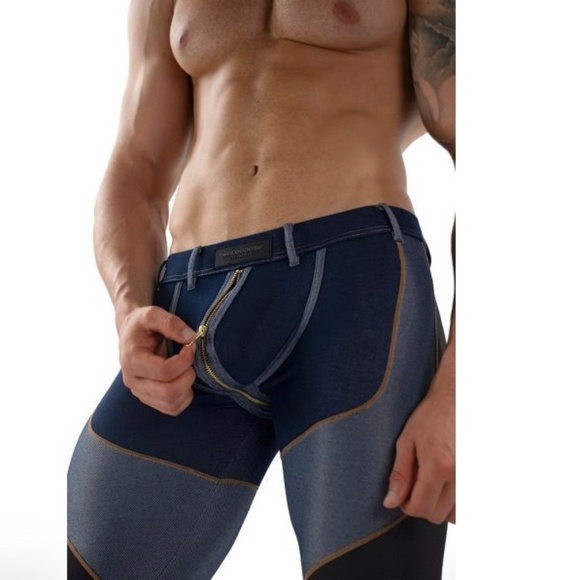 Wildgods / Differio Stretch Denim Jeans Large 180 Zipper Low Rise Denim Jeggings - Picture 3 of 10